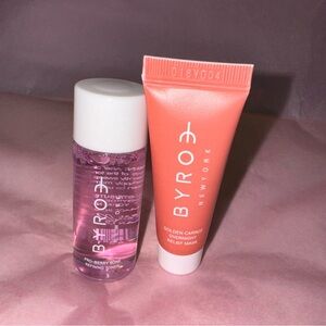 BYROE New York Trials 1) Golden Carrot Overnight Relief Mask 2) Pro-Berry Toner